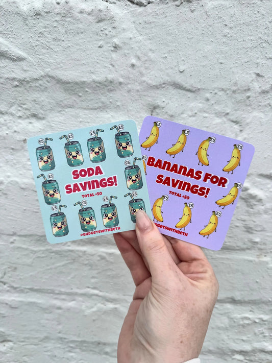 Mini Saver Challenge – Laminated Cash Envelope Tracker