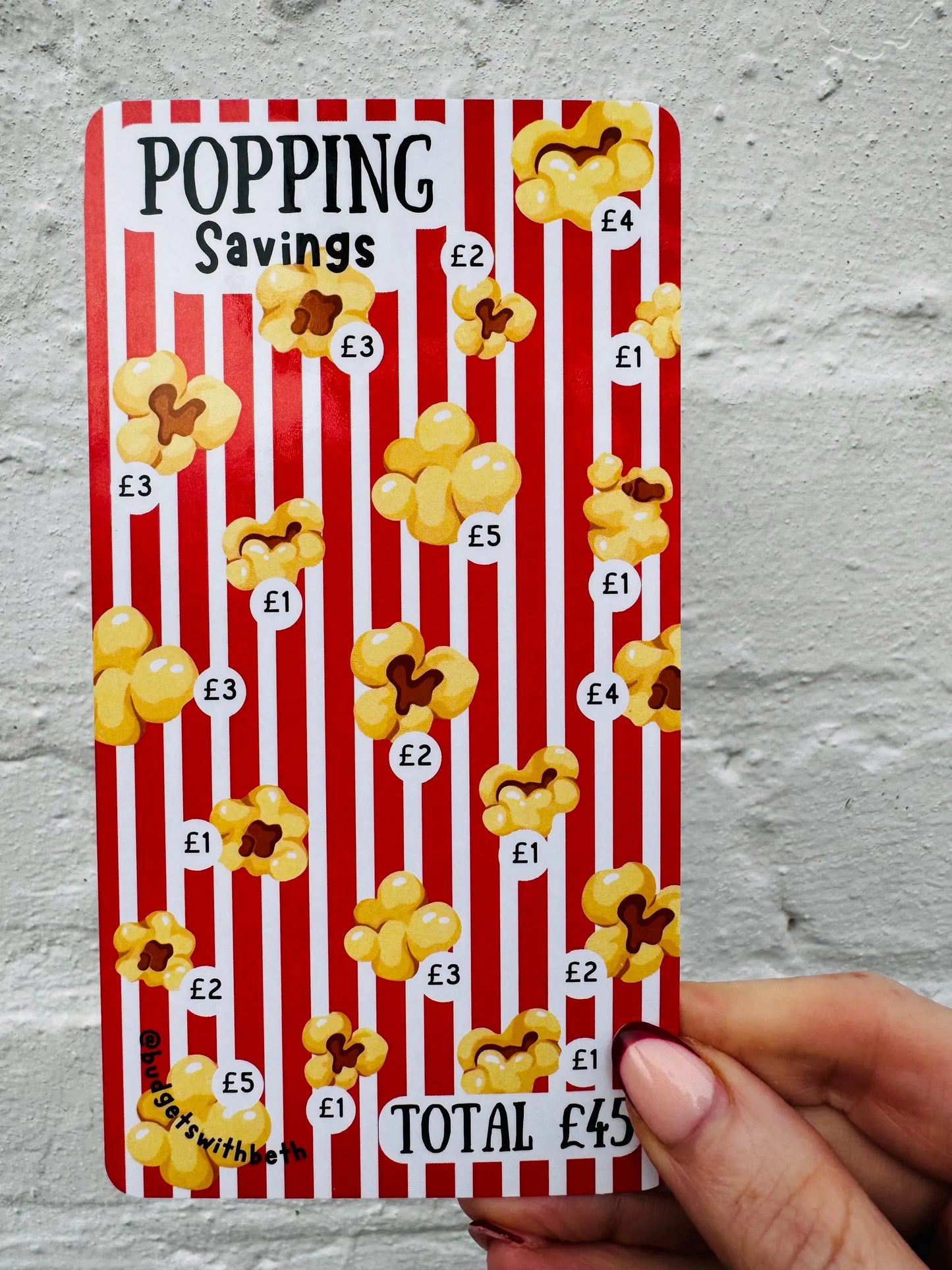 Mini Saver Savings  - Laminated Cash Wallet Tracker | Low Budget | Cash Envelope | Savings | Challenge | Cash Stuffing