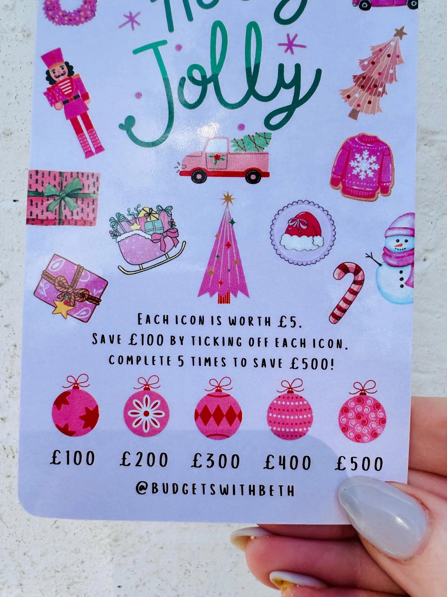 Holly Jolly Christmas Saver Challenge