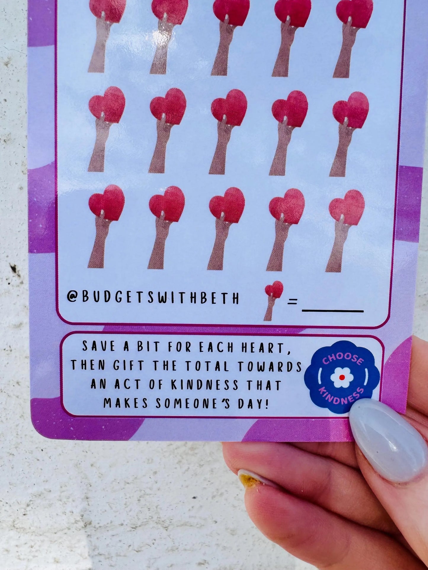 Kindness Matters Saver Challenge