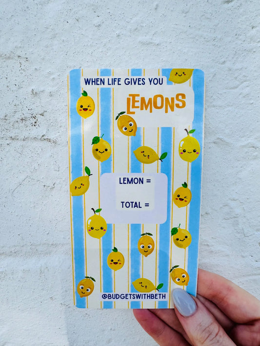 Laminated Lemons Saver Challenge